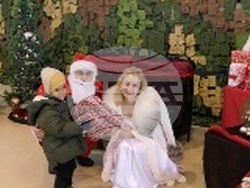 Дядо Коледа пристигна с хеликоптер на Гранична полиция