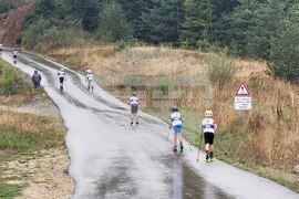 Село Белчин - състезание - ролкови ски