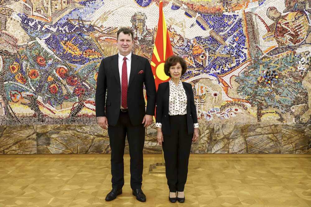 Newly Appointed Bulgarian Ambassador to North Macedonia Radukov Presents Credentials
