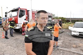 Хасково  - пожарникари - катастрофи - демонстрация