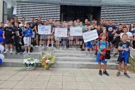 Търговище - Сали Салиев - посрещане