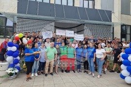 Търговище - Сали Салиев - посрещане