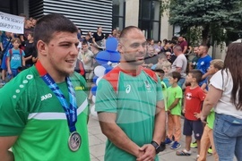 Търговище - Сали Салиев - посрещане