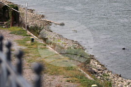 Русе - река Дунав - ниско ниво