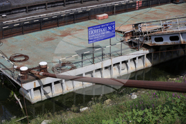 Русе - река Дунав - ниско ниво