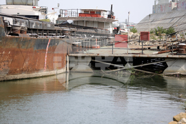 Русе - река Дунав - ниско ниво