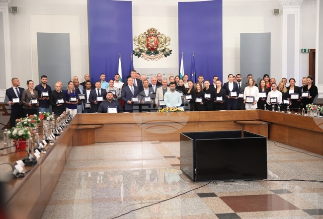  Министерски съвет - медалисти - награждаване