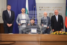 Министерски съвет - медалисти - награждаване