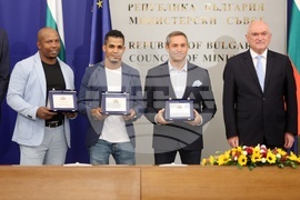 Министерски съвет - медалисти - награждаване