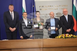 Министерски съвет - медалисти - награждаване