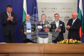 Министерски съвет - медалисти - награждаване