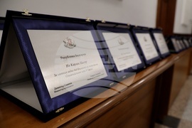 Министерски съвет - медалисти - награждаване