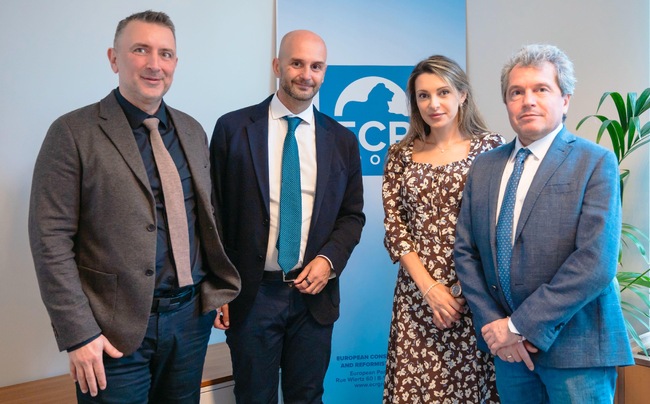 Делегация от народни представители от ИТН се срещна със съпредседателя на групата на Европейските консерватори и реформисти Никола Прокачини в Европарламента 