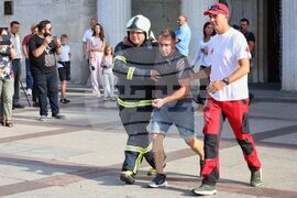 Бургас - Седмица на пожарната безопасност - демонстрация