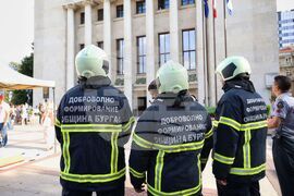 Бургас - Седмица на пожарната безопасност - демонстрация