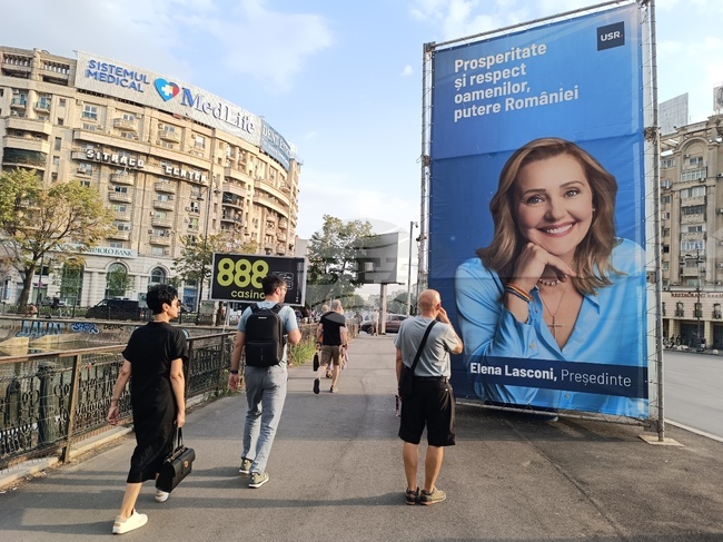 Румъния - предизборни плакати