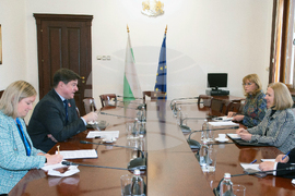 Надежда Йорданова - Роб Диксън - среща