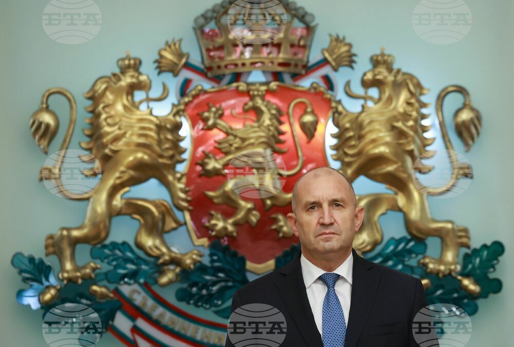 Президентът Румен Радев поздрави Марк Рюте за встъпването му в длъжност като генерален секретар на НАТО