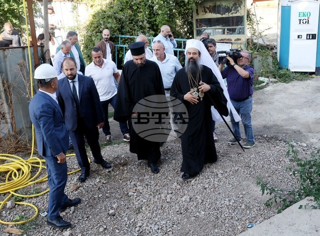 Храм „Св. патриарх Евтимий Търновски“ - Софийски митрополит Даниил - посещение 