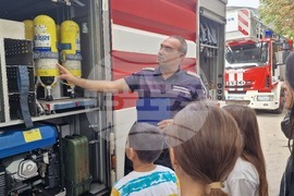 Разград - пожарна - демонстрации и награждаване