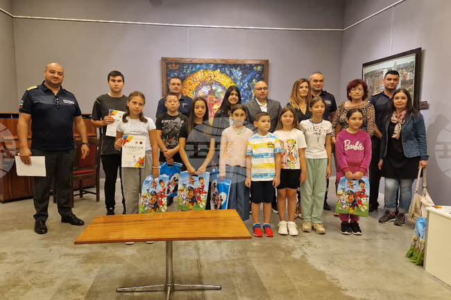 Разград - деца - конкурс „С очите си видях бедата” - награди