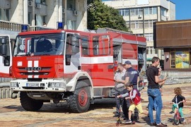 Добрич - пожарна - демонстрация