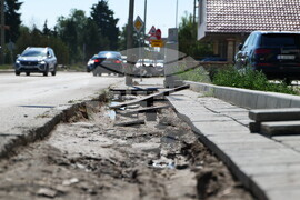 Варна - дъждове - улична настилка - поражения