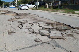 Варна - дъждове - улична настилка - поражения