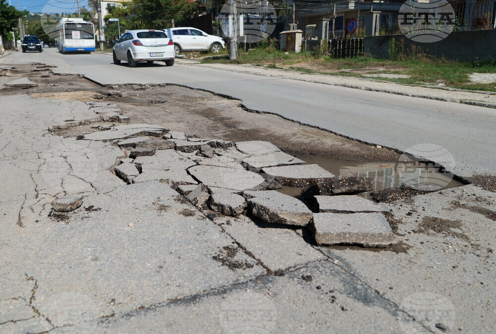 Варна - дъждове - улична настилка - поражения