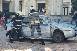 Добрич - пожарна - демонстрация