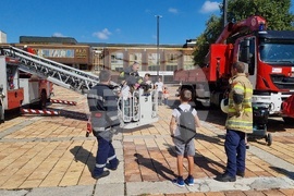 Добрич - пожарна - демонстрация