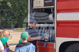 Добрич - пожарна - демонстрация