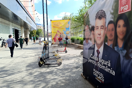 Румъния - Марчел Чолаку - предизборни плакати