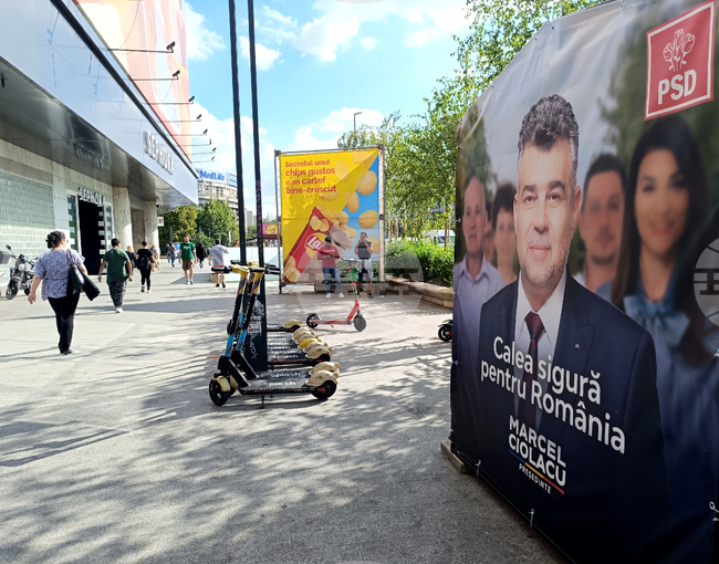 Румъния - Марчел Чолаку - предизборни плакати