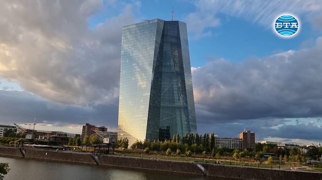 ЕЦБ понижи водещата си лихва с 0,25 процентни пункта и потвърди прогнозата си за инфлацията; прогнозата за растежа е леко понижена