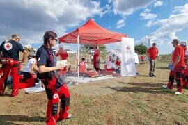 Село Марково - Български червен кръст - учение