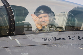 Авиобаза  „Граф Игнатиево“ - Румен Радев - демонстрационен полет