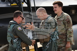 Авиобаза „Граф Игнатиево“ - Румен Радев - демонстрационен полет