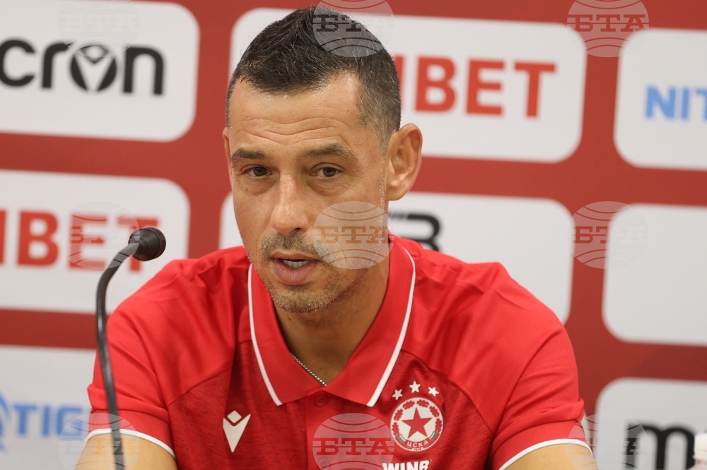 ЦСКА София - пресконференция - Александър Томаш