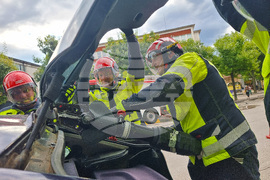 Монтана - пожарна - професионален празник - демонстрация