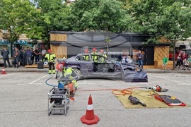 Монтана - пожарна - професионален празник - демонстрация