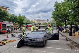 Монтана - пожарна - професионален празник - демонстрация