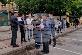 Монтана - пожарна - професионален празник - демонстрация