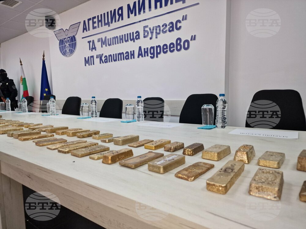 Customs Agency Finds Record Amount of Smuggled Gold at Kapitan Andreevo Border Checkpoint