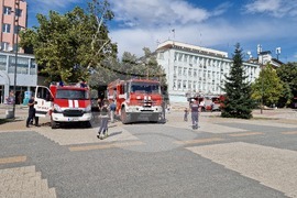 Търговище - Седмица на пожарната безопасност - парад на техника и демонстрация