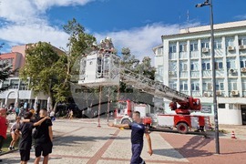 Търговище - Седмица на пожарната безопасност - парад на техника и демонстрация