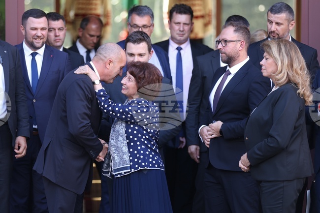 Румен Радев - Гордана Силяновска-Давкова - среща