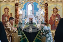 Патриарх Даниил - празнична литургия - Кръстовден