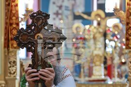 Патриарх Даниил - празнична литургия - Кръстовден