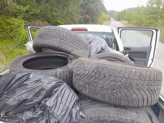 Кампания за разделно събиране на гуми се организира за първи път в Троян